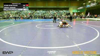 110 lbs 5th Place - Ayumi Jayne Pulido, FTCC vs Abigail LeGrand, Sperry Wrestling Club