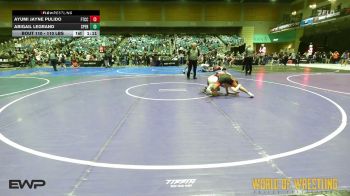 110 lbs 5th Place - Ayumi Jayne Pulido, FTCC vs Abigail LeGrand, Sperry Wrestling Club