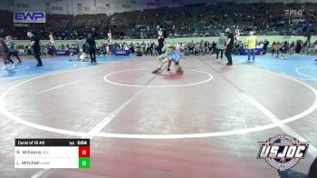 120 lbs Consi Of 16 #2 - Riley Williams, Norman Grappling Club vs Logan Mitchell, ALL AMERICAN WRESTLING CLUB