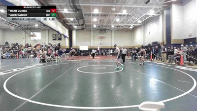 126 lbs Consolation - Ryan Gomes, Ludlow vs Alex Sabino, Triton