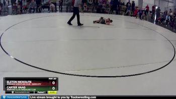 5 lbs Semifinal - Elston Nickolite, Monarch Wrestling Club - David City vs Carter Haag, Nebraska Elite Wrestling Club