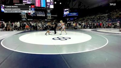 138 lbs Champ. Rd Of 128 - Lukas Nuxall, AK vs Madden Sandoval, OR