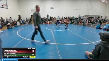 74-75 lbs Round 2 - Jackson Scott, Laramie Middle School vs Keaton Tylka, H.E.M. Middle School