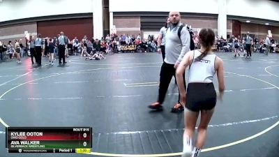 80 lbs Round 1 - Kylee Ooton, Ohio Gold vs Ava Walker, Silverback Wrestling