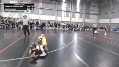 59.6-60.8 lbs Champ. Round 3 - Grayson Louie-Nomee, Coeur D'alene Tribal Warriors Wrestling Club vs Kane Ragsac, Mat Rats Rebooted Wrestling