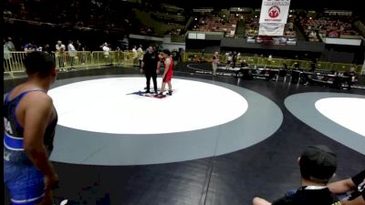 190 lbs Champ. Round 3 - Abraham Cruz, San Pedro High School Wrestling vs Sergio A. Quintana, Valley Silverbacks Wrestling Club