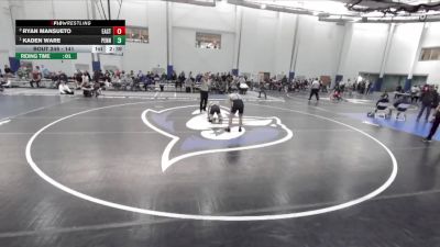 141 lbs 1st Place Match - Kaden Ware, Pennsylvania College Of Technology vs Ryan Mansueto, Eastern