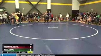 235 lbs Round 2 (4 Team) - Savannah Sistad, Potentially Dangerous vs Kiara Ganey, Chasing Titles