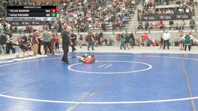 62 lbs 5th Place Match - Atlas Barker, Team Real Life Wrestling vs Axle Fischer, Asylum Wrestling Club