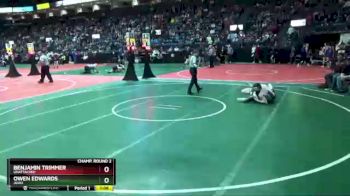132 lbs Champ. Round 2 - Benjamin Trimmer, Unattached vs Owen Edwards, JGW2
