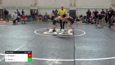 96-J lbs Round Of 32 - Lincoln Straight, VA vs Zachary Sandy, WV