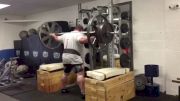 Eddie Hall Squats 320kg For 10 On The Axle Bar