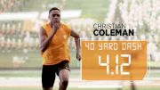 WATCH: Tennessee's Christian Coleman Run 4.12 40-yard dash