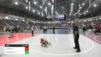 65 lbs Consi Of 8 #1 - Leeland Meikle, Weld Central Middle School vs Adam Deaguero, Adams City WC