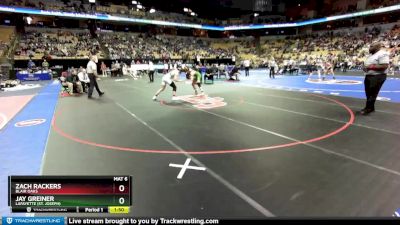 165 Class 2 lbs 1st Place Match - Zach Rackers, Blair Oaks vs Jay Greiner, Lafayette (St. Joseph)