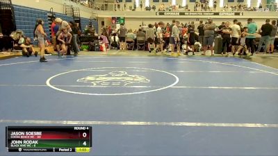 92 lbs Round 4 (6 Team) - Jason Soesbe, Cocoa Beach WC vs John Rodak, Black Hive WC