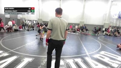 97-107 lbs 1st Place Match - Georgia Pratt, Salt Flats Wrestling Club vs Elva Havili, Laker Wrestling Club