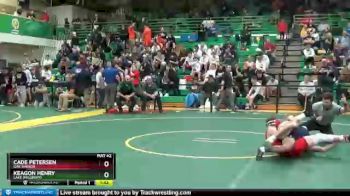 144 lbs Champ. Round 3 - Cade Petersen, OAK HARBOR vs Keagon Henry, Lake (Millbury)