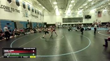 175 lbs Placement (4 Team) - Leister Bowling, Mead vs Sage Lonn, Rawlins