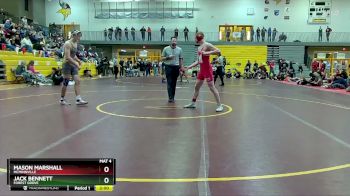 165 lbs 5th Place Match - Mason Marshall, McMinnville vs Jack Bennett, Forest Grove