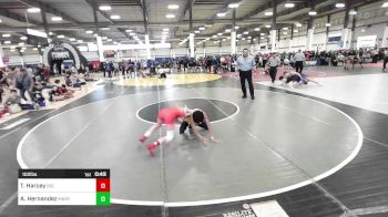 102 lbs Consi Of 8 #2 - Tad Harcey, Big Horns vs Asencion Hernandez, Maryvale HS