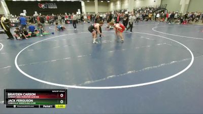 157 lbs Cons. Round 2 - Jack Ferguson, Yorkville Wrestling Club vs Brayden Carson, Sunkist Kids Monster Garage