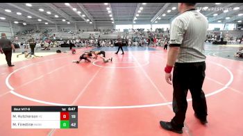 150 lbs Semifinal - Mario Hutcherson, Young Guns White vs Max Firestine, Mat Assassins Black