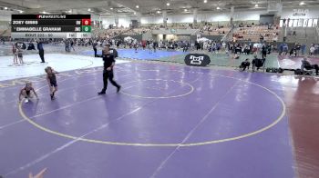 50 lbs Round 3 - Emmabelle GRAHAM, Joelton Wrestling Club vs Zoey Gibbs, Blackman Wrestling