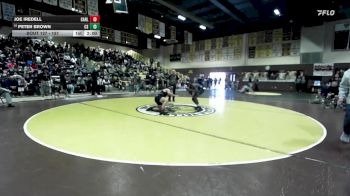 157 lbs Champ. Round 1 - Joe Iredell, Carlsbad vs Peter Brown, Canyon Springs