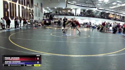 160A Quarterfinal - Paige Jackson, Lock Haven University vs Sophia Bassino, Northern Michigan University