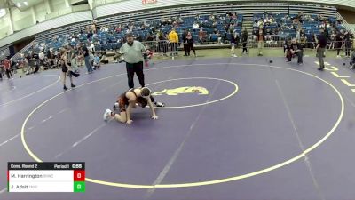 14U Boys - 105 lbs Cons. Round 2 - Jacob Adsit, Team Nazar Training Center vs Matt Harrington, Bad Karma Wrestling Club