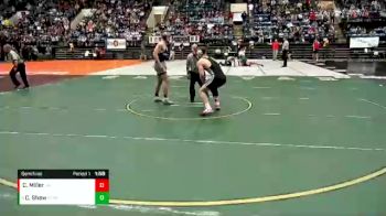 2 - 195 lbs Semifinal - Colby Shaw, Strasburg vs Carder Miller, James River