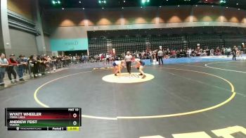 150 lbs Cons. Round 3 - Wyatt Wheeler, Yorba Linda vs Andrew Feist, Tahoma