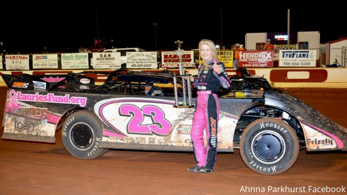 16-Year-Old Ahnna Parkhurst Already Has One Late Model Win This Year