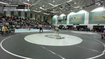 106 lbs 5th Place Match - Derrick Strahm, Holtville vs Lucas Michelsen, Cathedral Catholic
