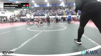 75 lbs Quarterfinal - Samuel Henderson, Lincoln Christian vs Iverson Hardin, Black Fox Wrestling Club