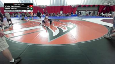 120 lbs Semis & Wb (16 Team) - Gideon Hayter, Illinois Top Dawgs Navy vs Taylor Underwood, Marathon