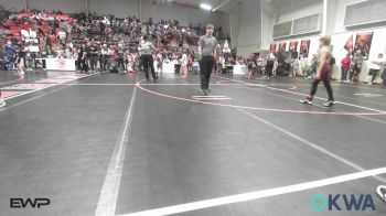 90 lbs Round Of 16 - Briar Ware, Cleveland Takedown vs Tracer Mead, Eufaula Ironheads Wrestling Club