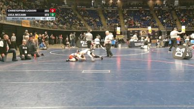 89 lbs Round Of 32 - Christopher Liguori, Avon Grove vs Luca McCann, Bethel Park