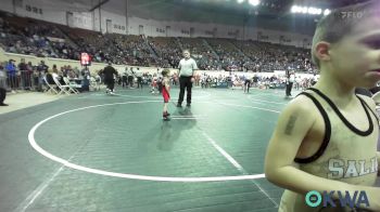 49 lbs Round Of 32 - Carter Irwin, Smith Wrestling Academy vs Sawyer Simpson, Salina Wrestling Club