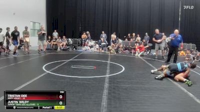 110 lbs Round 6 (8 Team) - Tristan Dee, Dirty Jersey vs Justin Wildy, Junior Terps USA Allstars