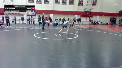 110 lbs Champ. Round 1 - Alexis Clements, Big Bend Community College vs Zoe Brewer, Southwestern Oregon CC