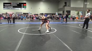 130 lbs Cons. Round 1 - Jack Haynes, Emporia vs Roberto Casasola, DC Wrestling Acad