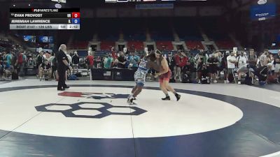 126 lbs Cons. Rd Of 16 - Evan Provost, Oregon vs Jeremiah Lawrence, Illinois