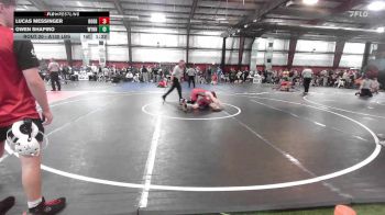 Round Of 32 - Lucas Messinger, Robbinsville vs Owen Shapiro, Wynnewood