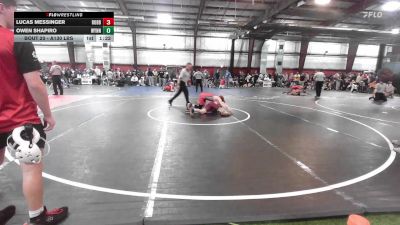 Round Of 32 - Lucas Messinger, Robbinsville vs Owen Shapiro, Wynnewood