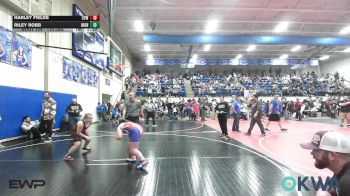 115 lbs Rr Rnd 2 - Harley Fields, Caney Valley Wrestling vs Riley Robb, IRONMEN Wrestling Club