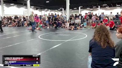 78 lbs Round 1 (6 Team) - Lorilye Beardsley, U2 Upstate Uprising vs Mia Nesbitt, Misfits