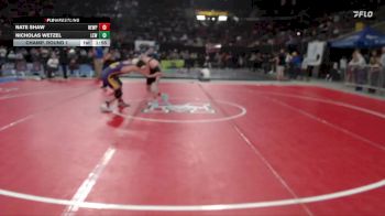 150 lbs Champ. Round 1 - Nate Shaw, Newport vs Nicholas Wetzel, Lewiston