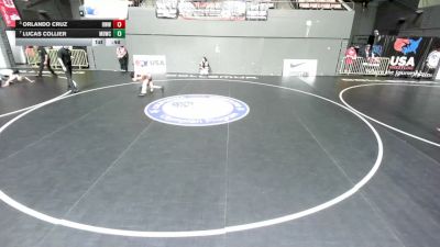 75 lbs 3rd Place Match - Orlando Cruz, Red Wave Wrestling vs Lucas Collier, Mad Dawg Wrestling Club